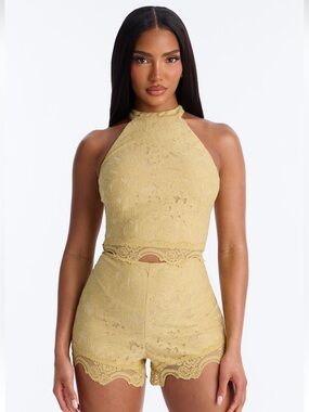 Fashion Nova 2 piece lace set